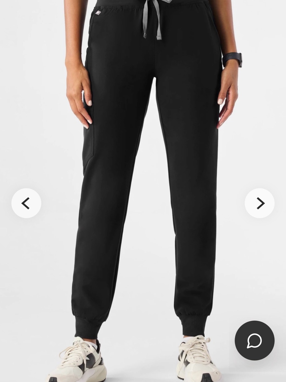 FIGS JOGGERS NWT Black Women's Jogger Pants - Comfortable Drawstring Knit